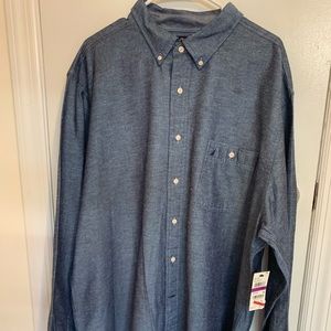 Nautica long sleeve button down shirt 2XL